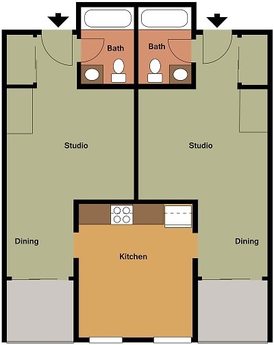 Non-Renovated Shared Unit